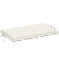 Sonnenliegen-Auflage Melange Creme 186x58x3 cm Stoff