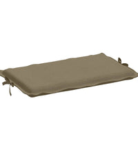 Sonnenliegen-Auflage Melange Taupe 186x58x3 cm Stoff