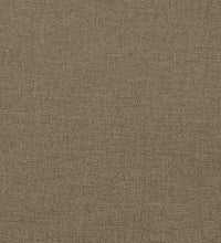 Sonnenliegen-Auflage Melange Taupe 186x58x3 cm Stoff