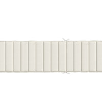 Sonnenliegen-Auflage Melange Creme 200x50x4 cm Stoff