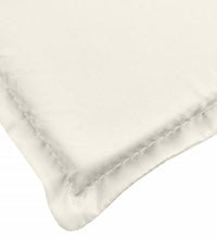 Sonnenliegen-Auflage Melange Creme 200x60x4 cm Stoff