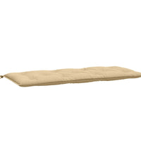 Gartenbank-Auflage Melange Beige 120x50x7 cm Stoff