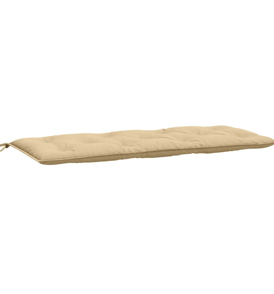 Gartenbank-Auflage Melange Beige 120x50x7 cm Stoff