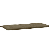 Gartenbank-Auflage Melange Taupe 120x50x7 cm Stoff