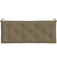 Gartenbank-Auflage Melange Taupe 120x50x7 cm Stoff