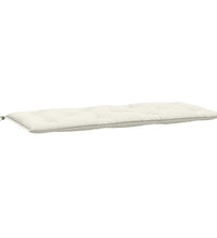 Gartenbank-Auflagen 2 Stk. Melange Creme 120x50x7 cm Stoff