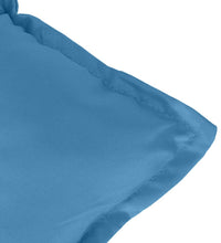 Gartenbank-Auflagen 2 Stk. Melange Blau 120x50x7 cm Stoff