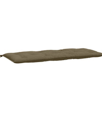 Gartenbank-Auflagen 2 Stk. Melange Taupe 120x50x7 cm Stoff