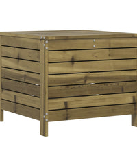 Gartenhocker 62x63,5x53,5 cm Kiefernholz Imprägniert