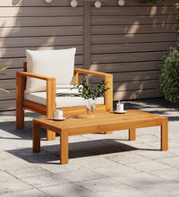 Gartensessel mit Kissen Massivholz Akazie