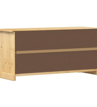 Schuhschrank Corona 99x32x47 cm Massivholz Kiefer