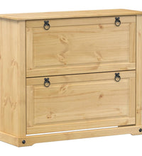 Schuhschrank Corona 99x32x85 cm Massivholz Kiefer