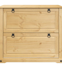 Schuhschrank Corona 99x32x85 cm Massivholz Kiefer