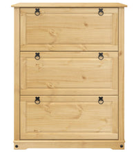 Schuhschrank Corona 99x32x124,5 cm Massivholz Kiefer