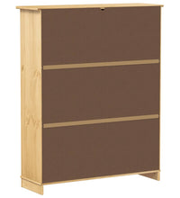 Schuhschrank Corona 99x32x124,5 cm Massivholz Kiefer