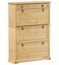 Schuhschrank Corona 99x32x138 cm Massivholz Kiefer