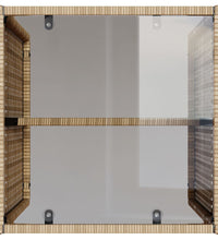 4-tlg. Garten-Sofagarnitur mit Kissen Beige Poly Rattan