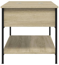 Couchtisch Sonoma-Eiche 100x50x50 cm Holzwerkstoff und Metall