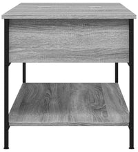 Couchtisch Grau Sonoma 100x50x50 cm Holzwerkstoff und Metall