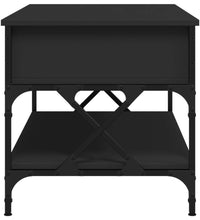 Couchtisch Schwarz 100x50x50 cm Holzwerkstoff und Metall