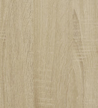 Couchtisch Sonoma-Eiche 100x50x50 cm Holzwerkstoff und Metall