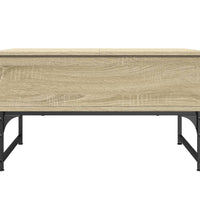 Couchtisch Sonoma-Eiche 70x50x40 cm Holzwerkstoff und Metall