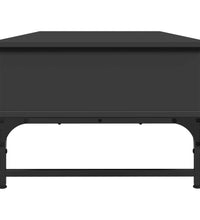 Couchtisch Schwarz 100x50x35 cm Holzwerkstoff und Metall