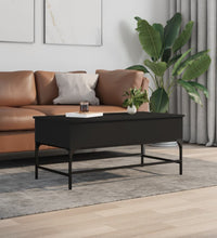 Couchtisch Schwarz 100x50x45 cm Holzwerkstoff und Metall