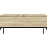 Couchtisch Sonoma-Eiche 100x50x45 cm Holzwerkstoff und Metall