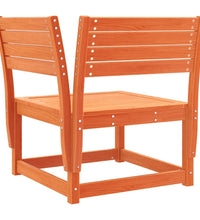 7-tlg. Garten-Lounge-Set Wachsbraun Massivholz Kiefer