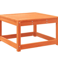 7-tlg. Garten-Lounge-Set Wachsbraun Massivholz Kiefer