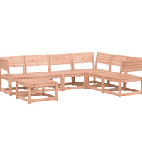 7-tlg. Garten-Lounge-Set Massivholz Douglasie