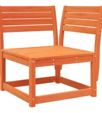 6-tlg. Garten-Sofagarnitur Wachsbraun Massivholz Kiefer