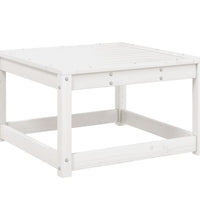 6-tlg. Garten-Sofagarnitur Weiß Massivholz Kiefer