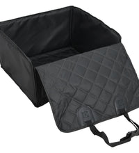 Hunde-Autositz Schwarz 45x45x25/55 cm