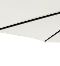 Sonnenschirm mit Stahlmast Weiß 225x225x212 cm