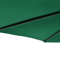 Sonnenschirm mit Stahlmast Grün 225x225x212 cm