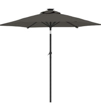 Sonnenschirm mit Stahlmast Anthrazit 225x225x212 cm