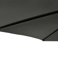 Sonnenschirm mit Stahlmast Anthrazit 225x225x212 cm