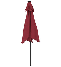 Sonnenschirm mit Stahlmast Weinrot 225x225x212 cm