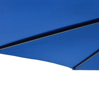 Sonnenschirm mit Stahlmast Azurblau 225x225x212 cm