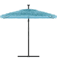 Sonnenschirm mit Stahlmast Blau 246x246x230 cm