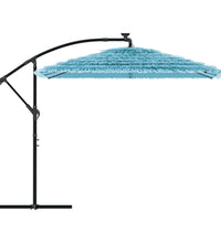Sonnenschirm mit Stahlmast Blau 246x246x230 cm
