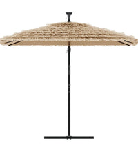 Sonnenschirm mit Stahlmast Braun 269x269x235 cm