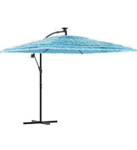 Sonnenschirm mit Stahlmast Blau 269x269x235 cm