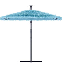 Sonnenschirm mit Stahlmast Blau 269x269x235 cm