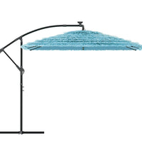 Sonnenschirm mit Stahlmast Blau 269x269x235 cm