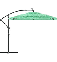 Sonnenschirm mit Stahlmast Grün 269x269x235 cm