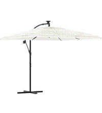 Sonnenschirm mit Stahlmast Weiß 269x269x235 cm