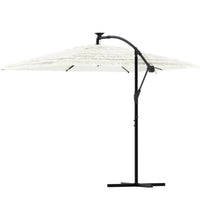 Sonnenschirm mit Stahlmast Weiß 269x269x235 cm